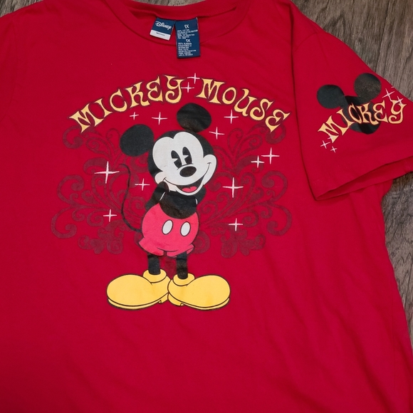 Disney's Mickey Mouse Red plus size Women's T Shirt 1XL - Picture 4 of 6